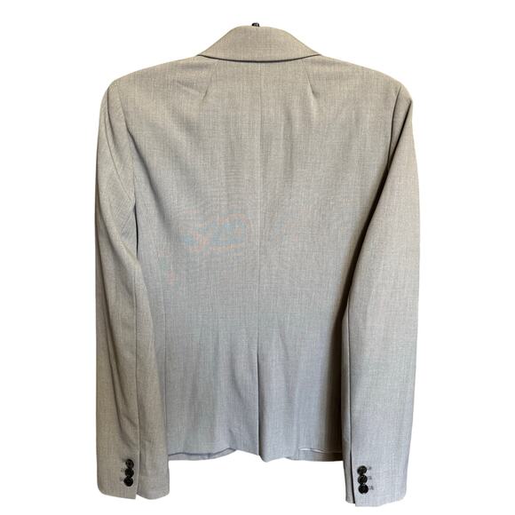 J. Crew Women's Double Button Blazer Classic Style Heathered Gray Size 10 - Picture 7 of 12